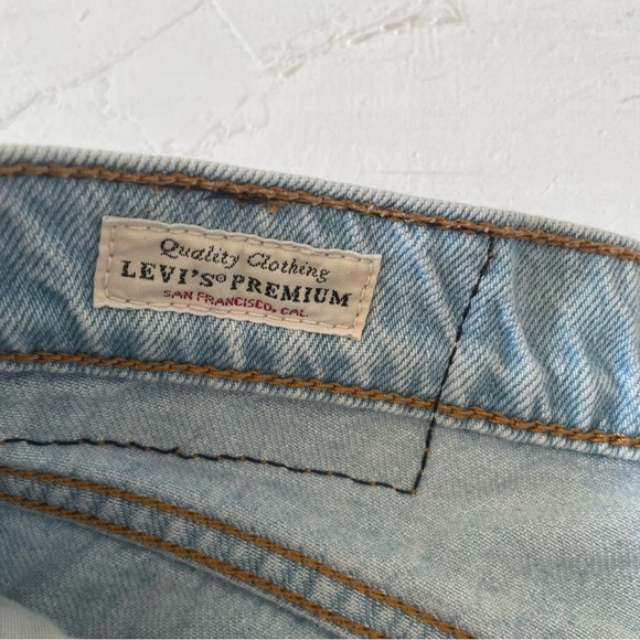 Levi's × Farm Rio RARE Bird of Paradise Parrot Ribcage Jean Shorts Size 31 - Picture 6 of 11